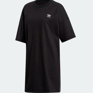 SOLD *NWT* Adidas Black Trefoil T-Shirt Dress